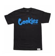 Cookies - Tee - Thin Mint Logo - Black/Cookies Blue