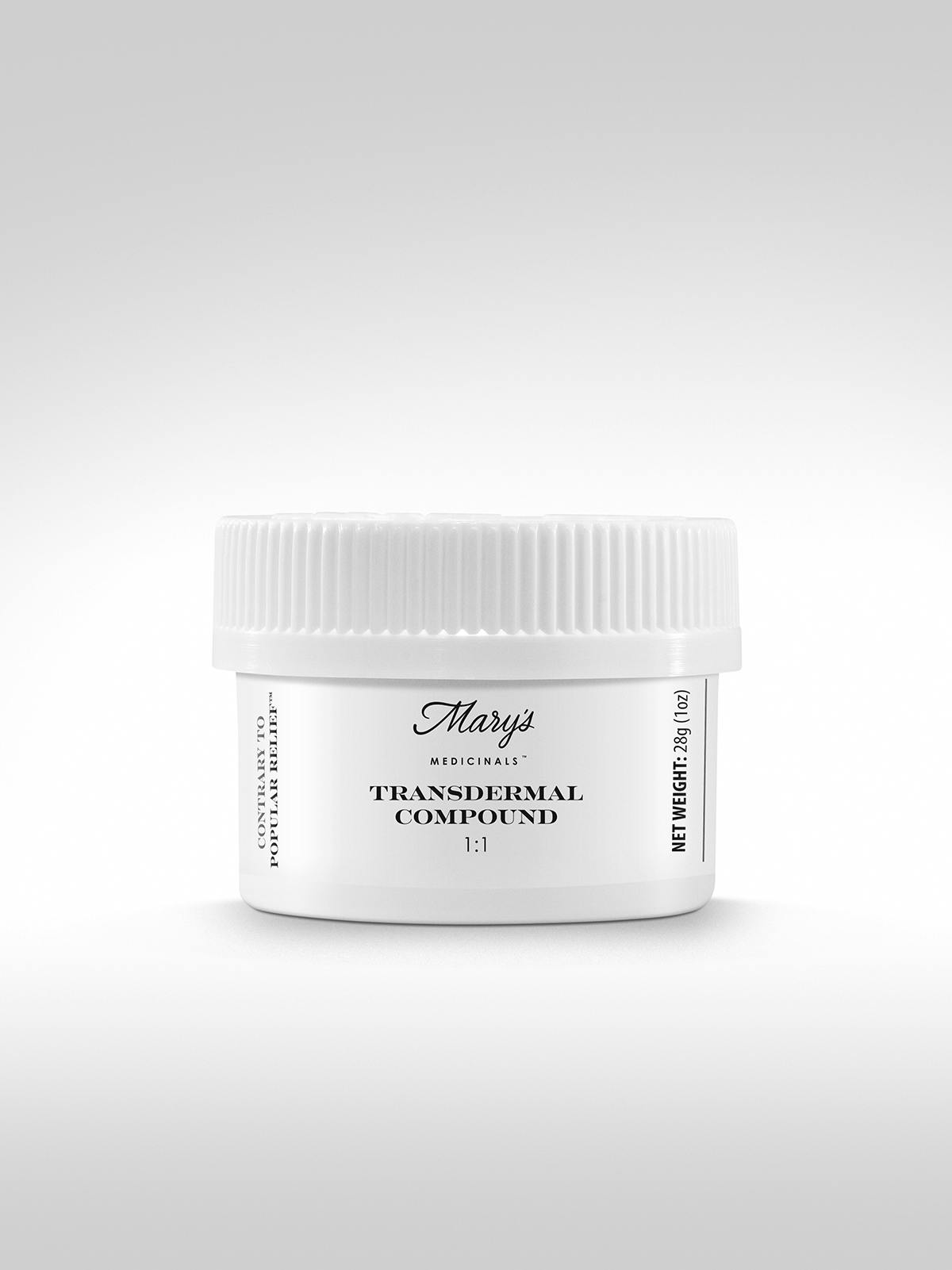 Mary's Medicinals - Mini Transdermal Compound 1:1 CBD/THC - Topical - 0.5oz - 250mgCBD:250mg THC