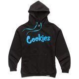 Cookies - Hoodie - Original Mint Logo - Black/Cookies Blue