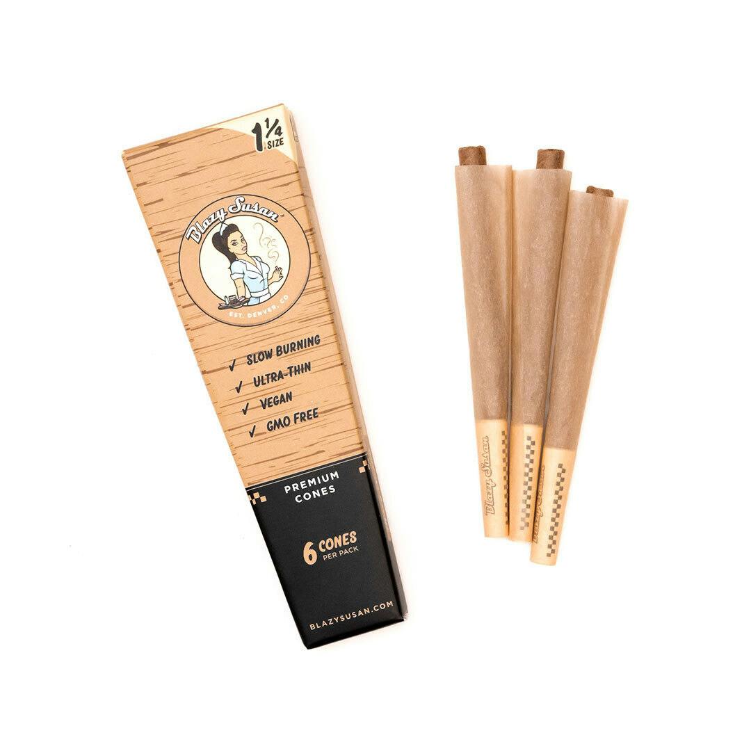 Blazy Susan - Cones - Unbleached - 1 1/4 - 6ct