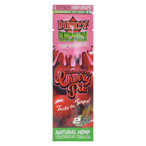 Terp-Enhanced Cherry Pie Hemp Wraps (2 Pack)