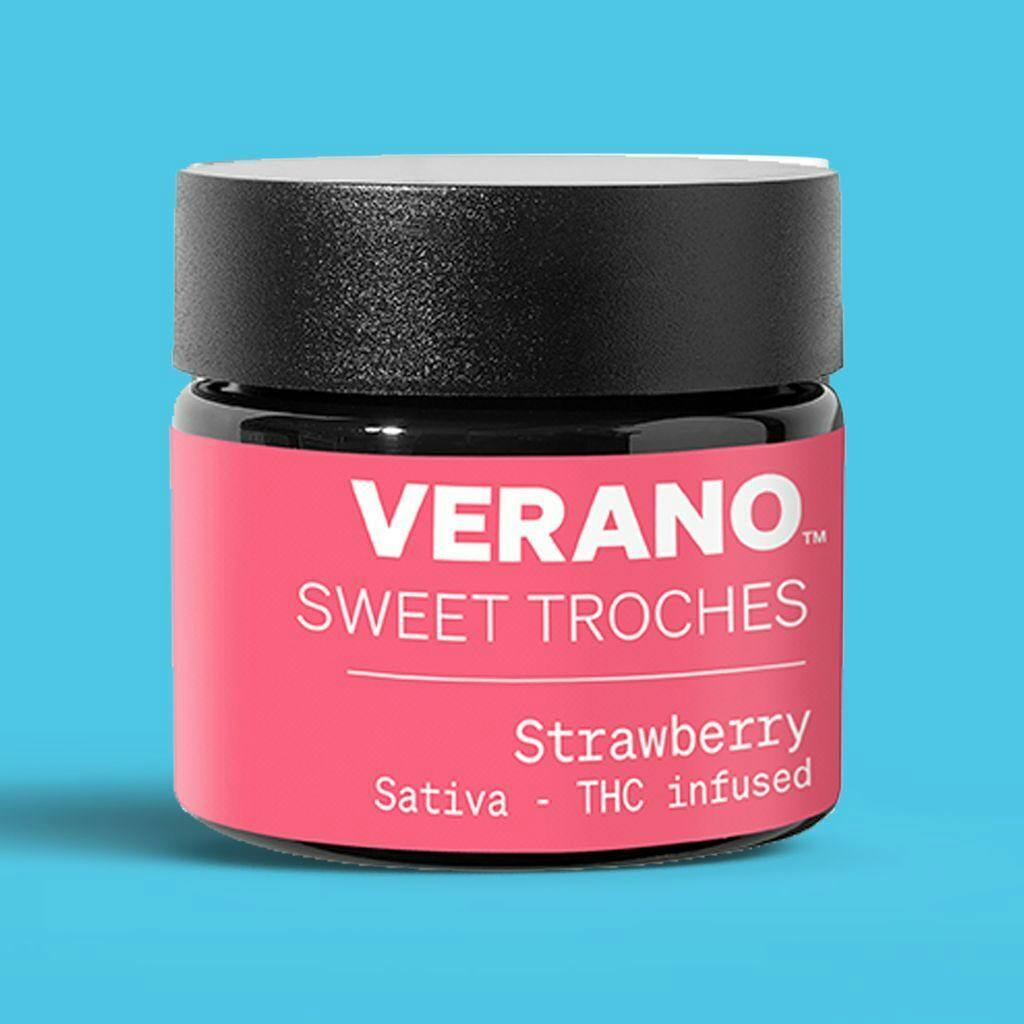 Verano Strawberry Troches 100mg [10pk] at Zen Leaf Cannabis Dispensary