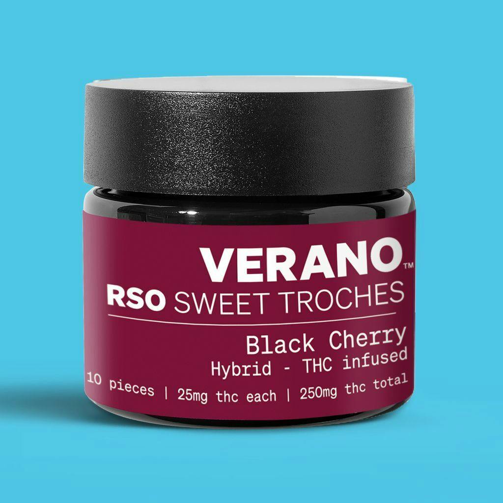 Verano Black Cherry RSO Troches 250mg [10pk]