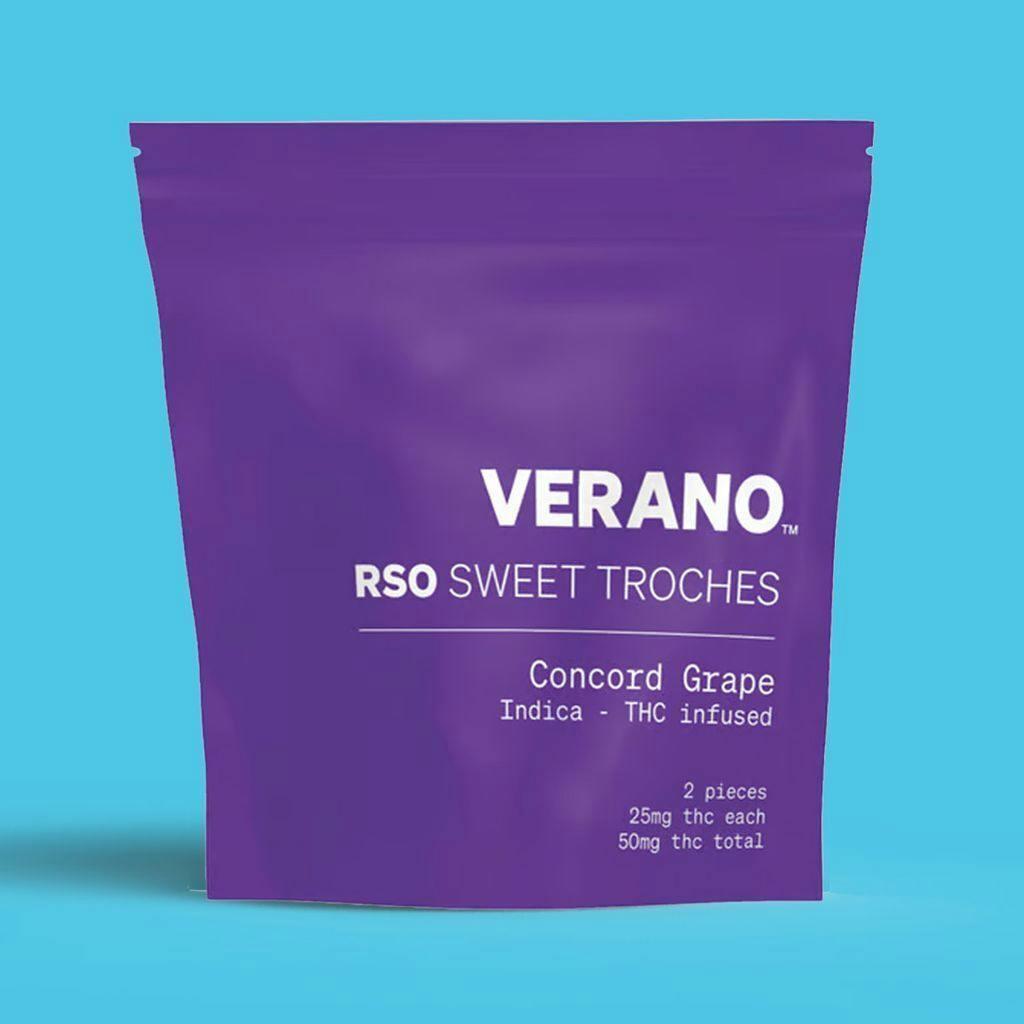 Verano Concord Grape RSO Troches 50mg [2pk] at Zen Leaf Cannabis Dispensary