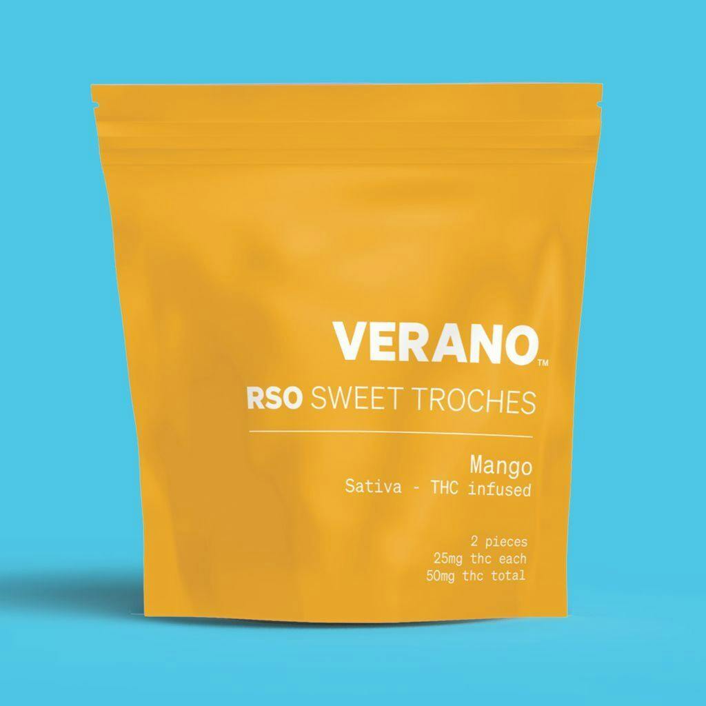 Verano Mango RSO Troches 50mg [2pk] at Zen Leaf Cannabis Dispensary