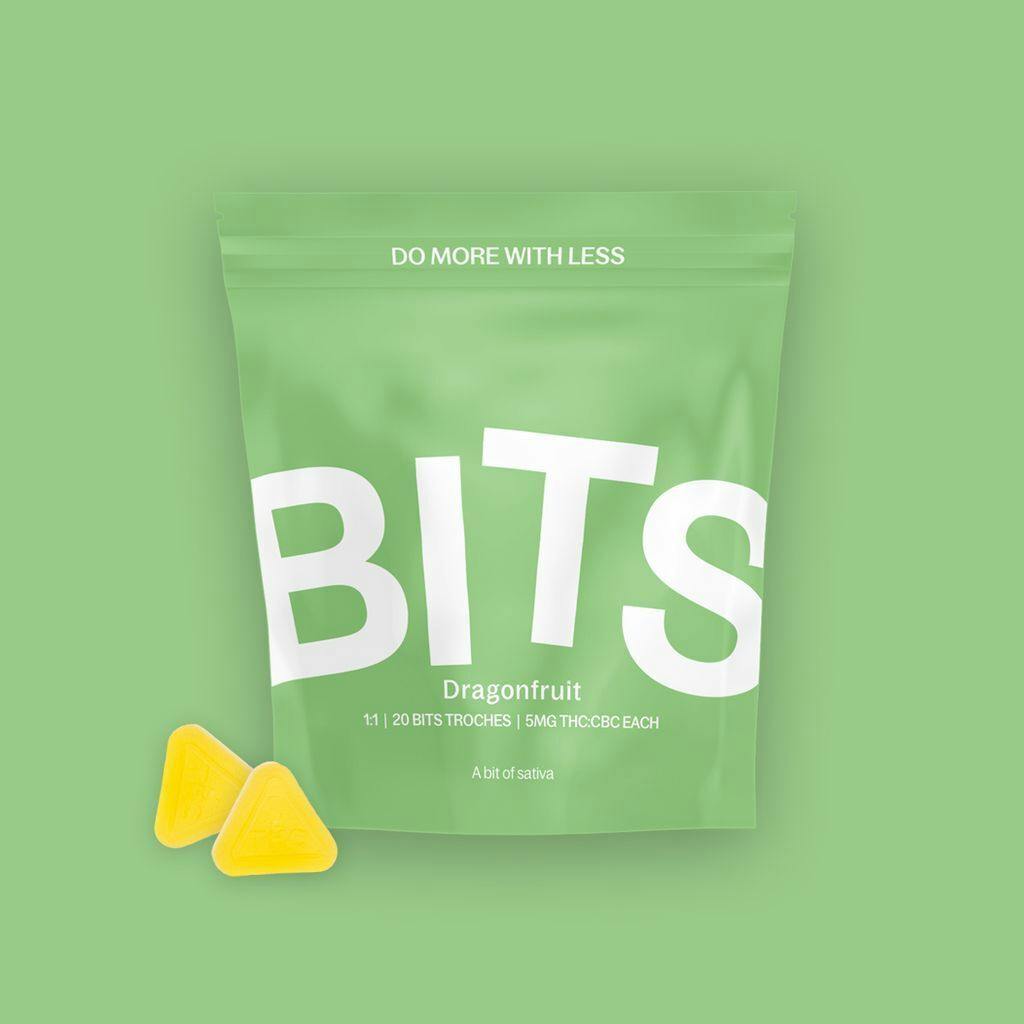BITS Dragonfruit CBC:THC Troches 100mg [20pk] at Zen Leaf Cannabis Dispensary