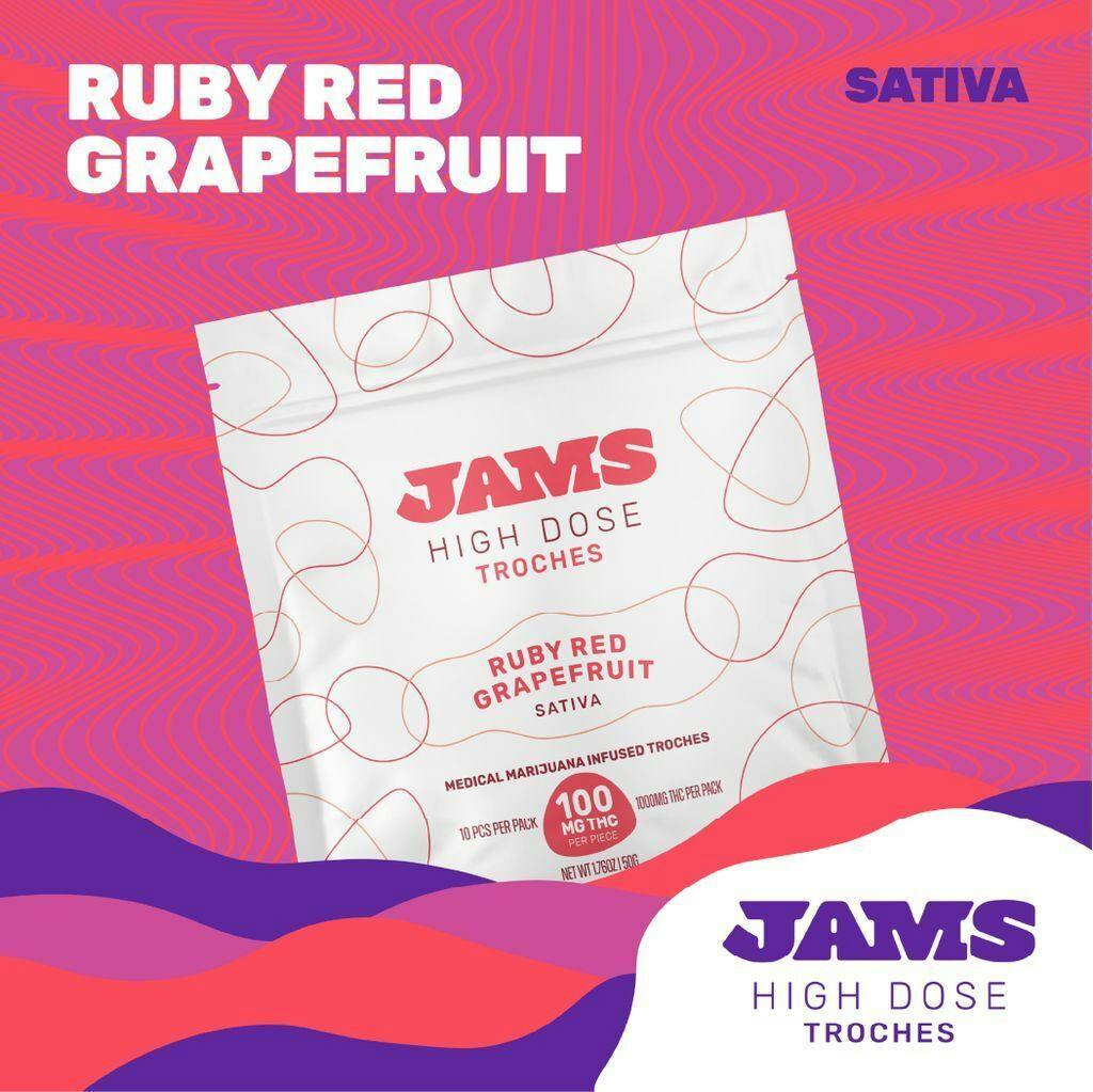 JAMS Grapefruit Troches 1000mg [10pk]