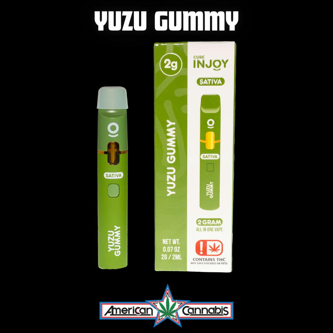 [Cartridge] Cure INJOY Yuzu Gummy 2g [Sativa]