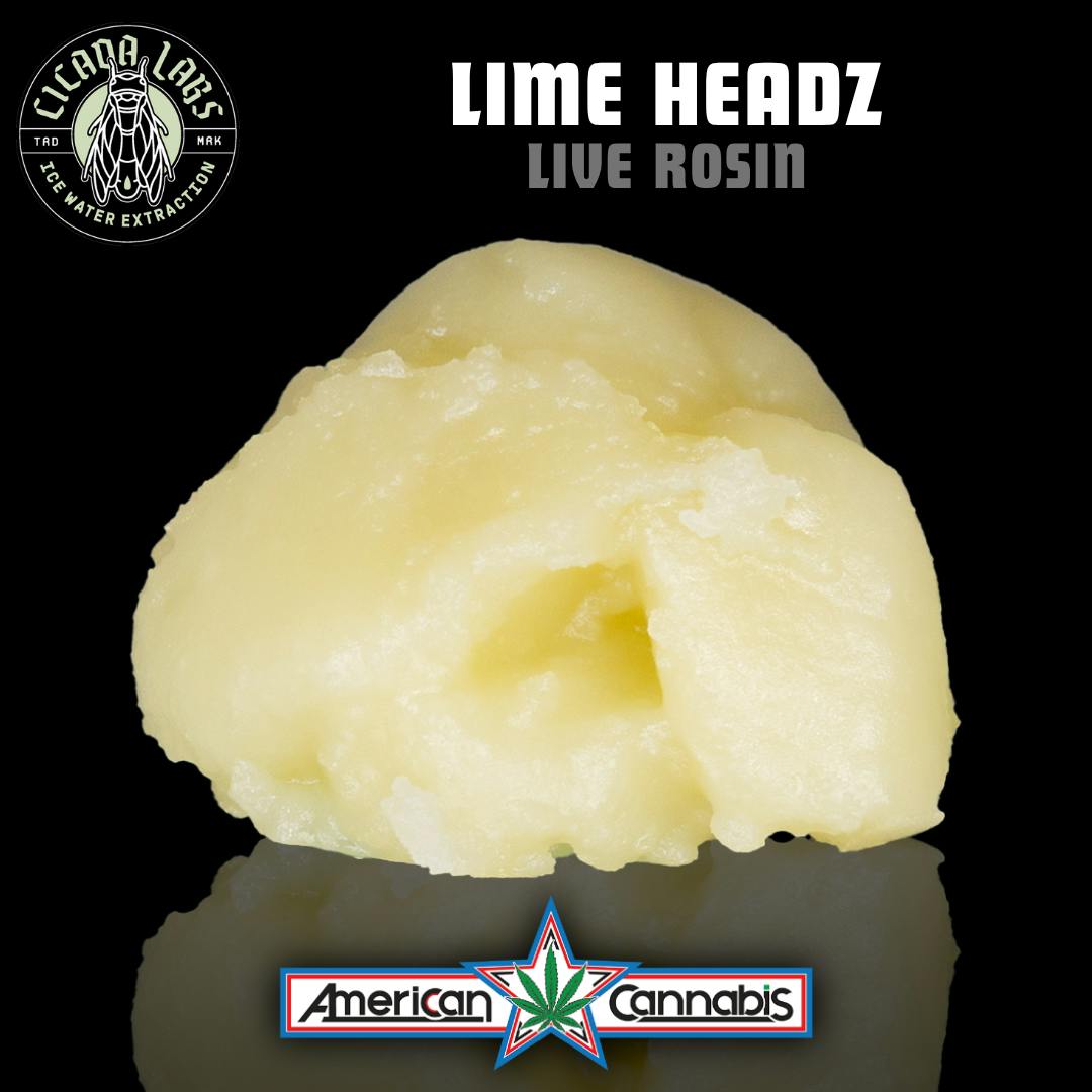 [Concentrate] Cicada Labs Lime Heads Live Rosin 1g [Hybrid]