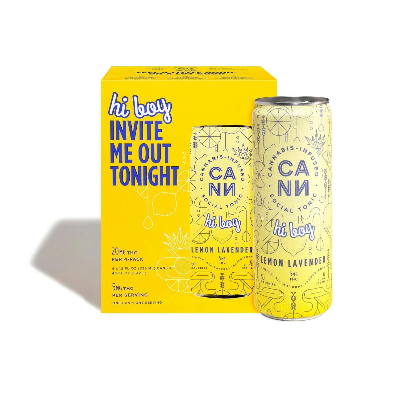CANN Hi Boys Lemon Lavender 4pk