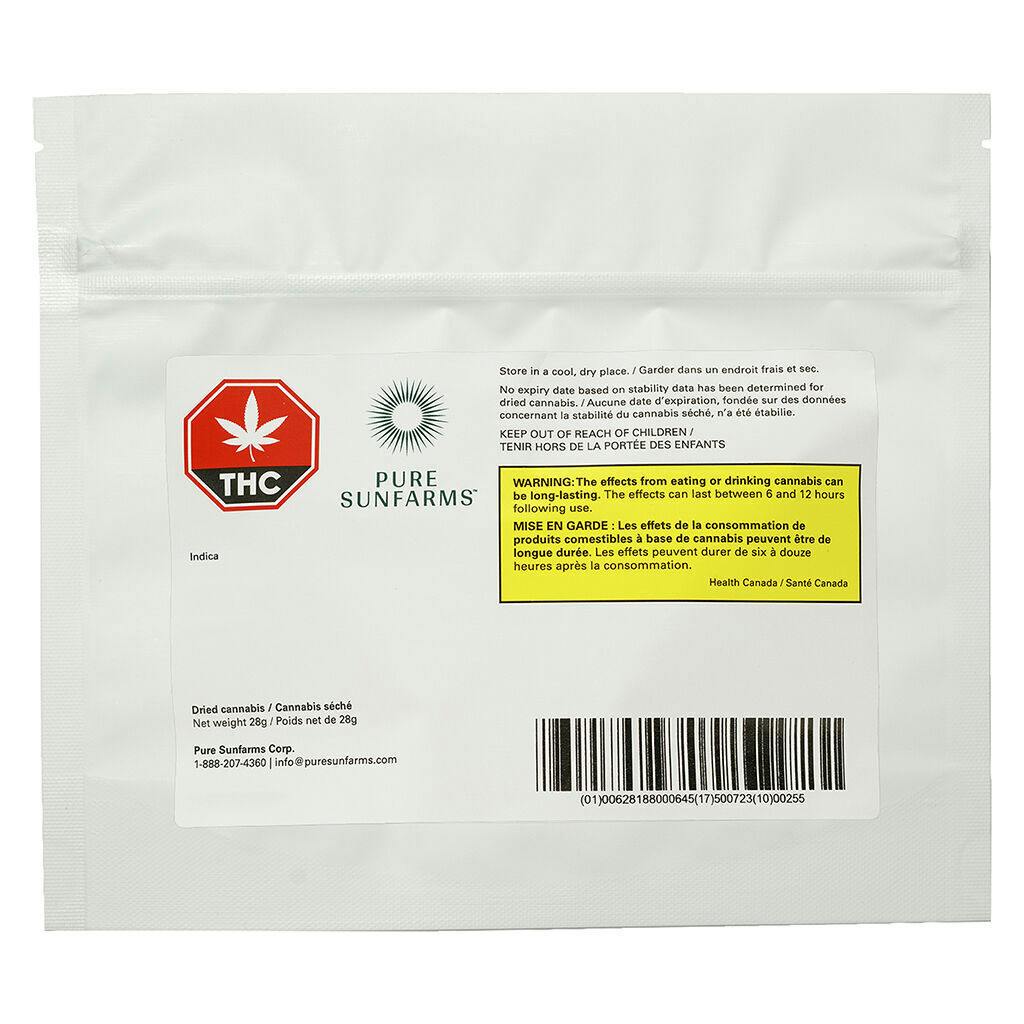 Pure Sunfarms - Indica - 28g