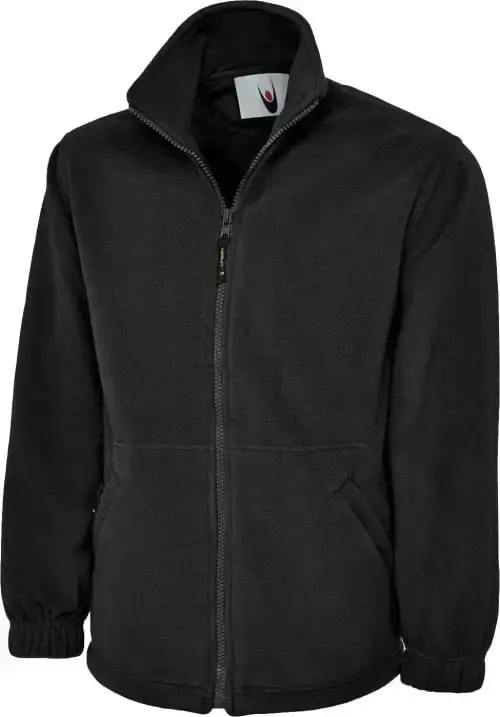 The We Store Cannabis | Black "We" Fleece Jacket | Apparel - Medium