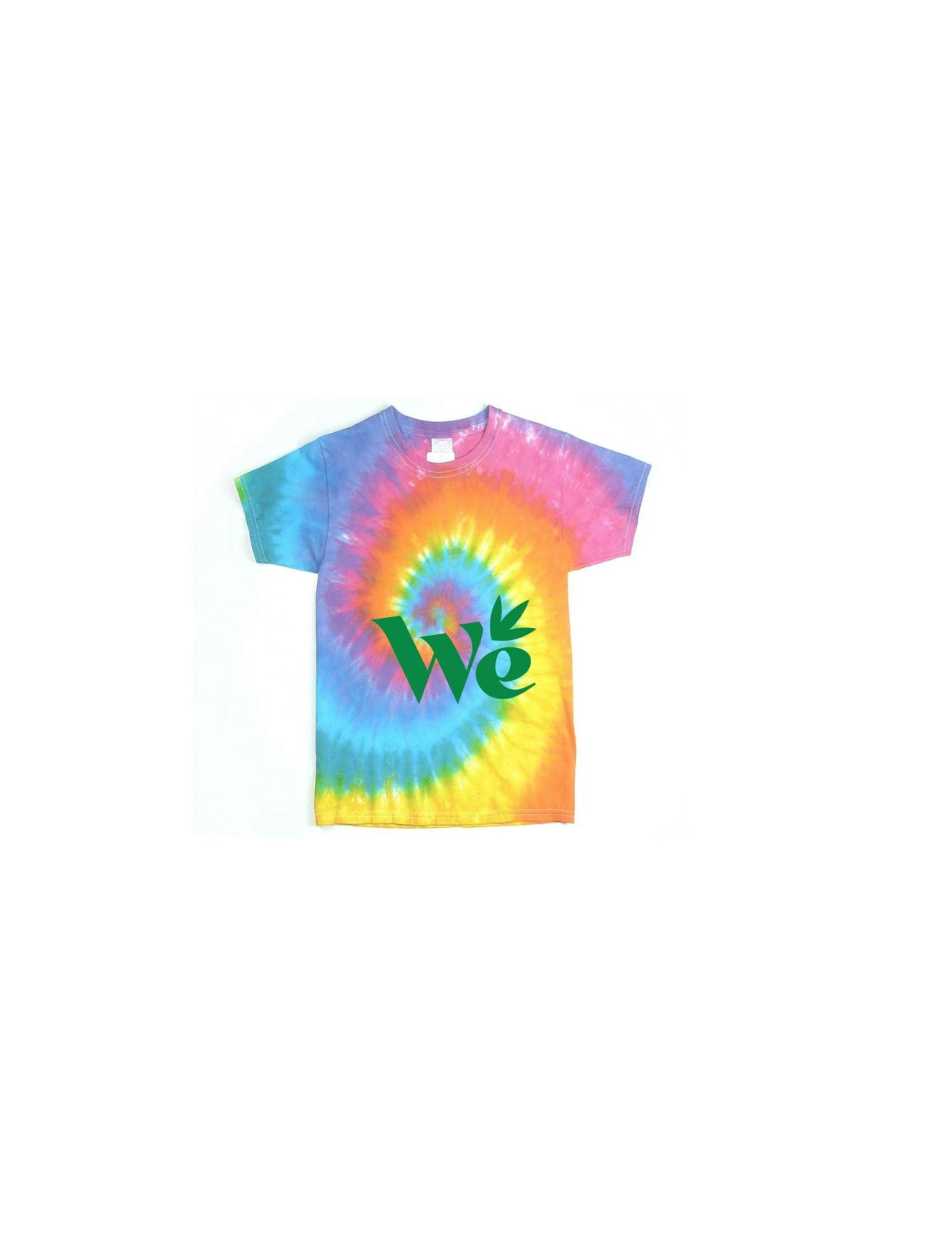 The We Store | Crew Neck T-Shirt | White | Tie-Dye - Medium