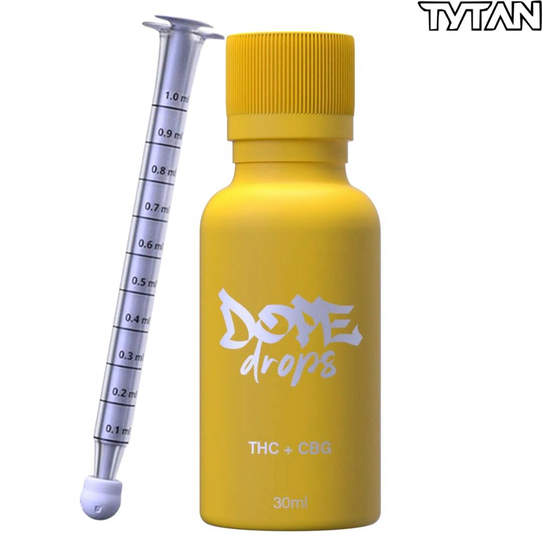 TYTAN Dope Drops | 2:1 THC:CBG Groove Drops - Citrus Oils | 30ml *