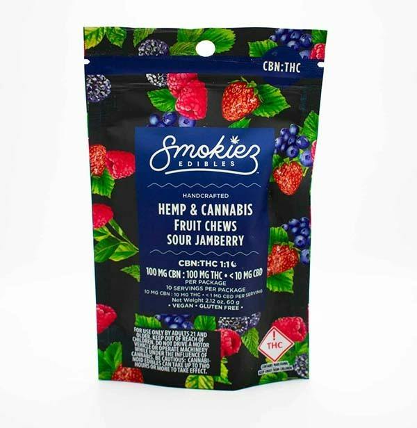 Smokiez-Gummies-Sour Jamberry 1:1 THC CBN (I)