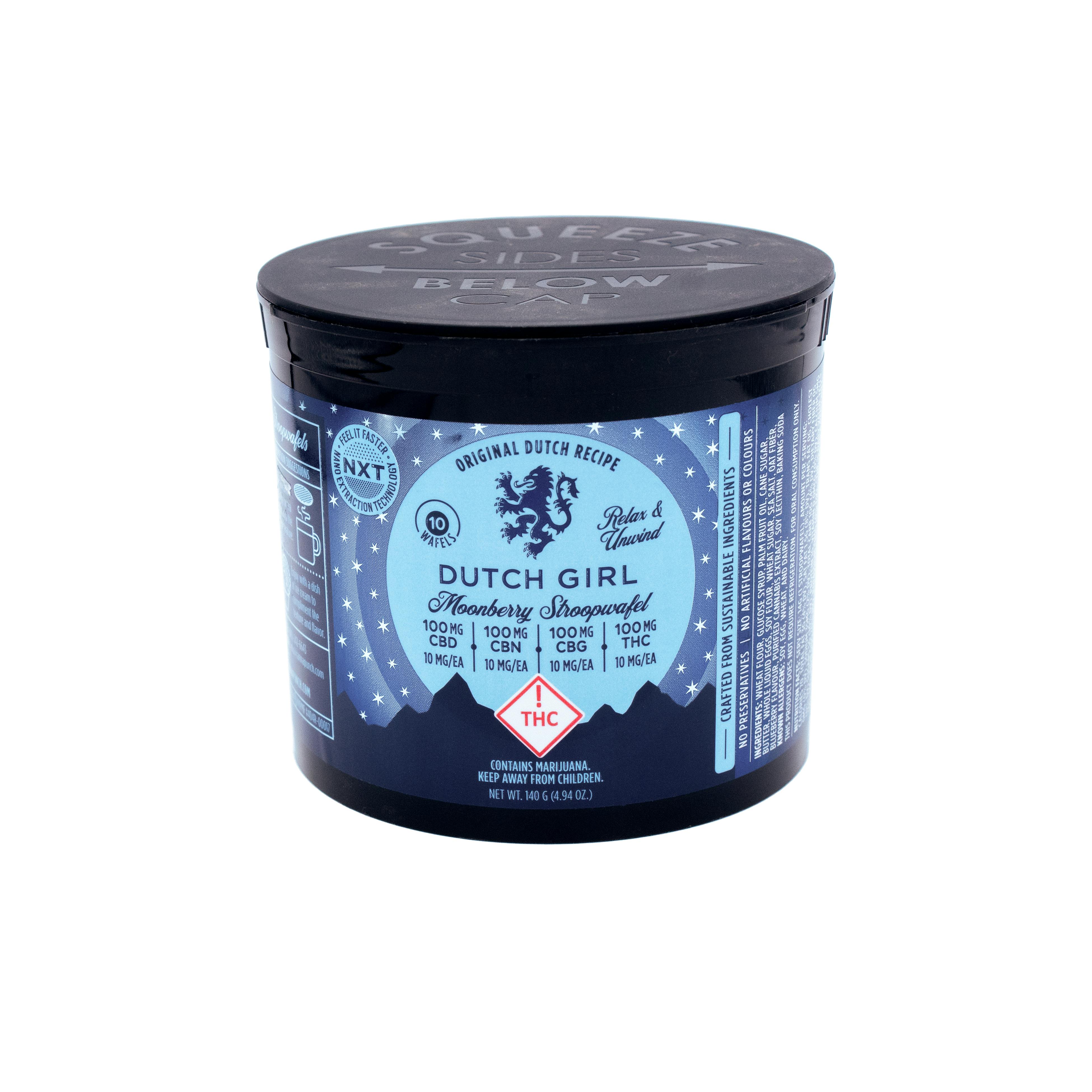 Dutch Girl-Moonberry Stroopwafel-100mgTHC/CBN/CBD/CBG (I)