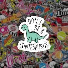 Cuntasaurus Sticker