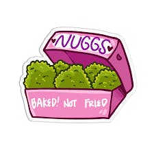Nuggs Baked Not Fried Sticker
