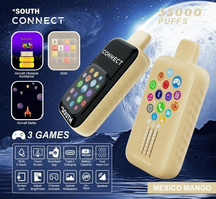 South Connect 35K Puff Nicotine Vape - Watermelon Ice