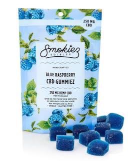 Smokiez | Blue Raspberry CBD Gummies