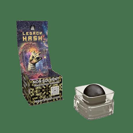 Erva Legacy Hash Purple Haze 1g Temple Ball Hash at The Flowery Dispensary Chinatown
