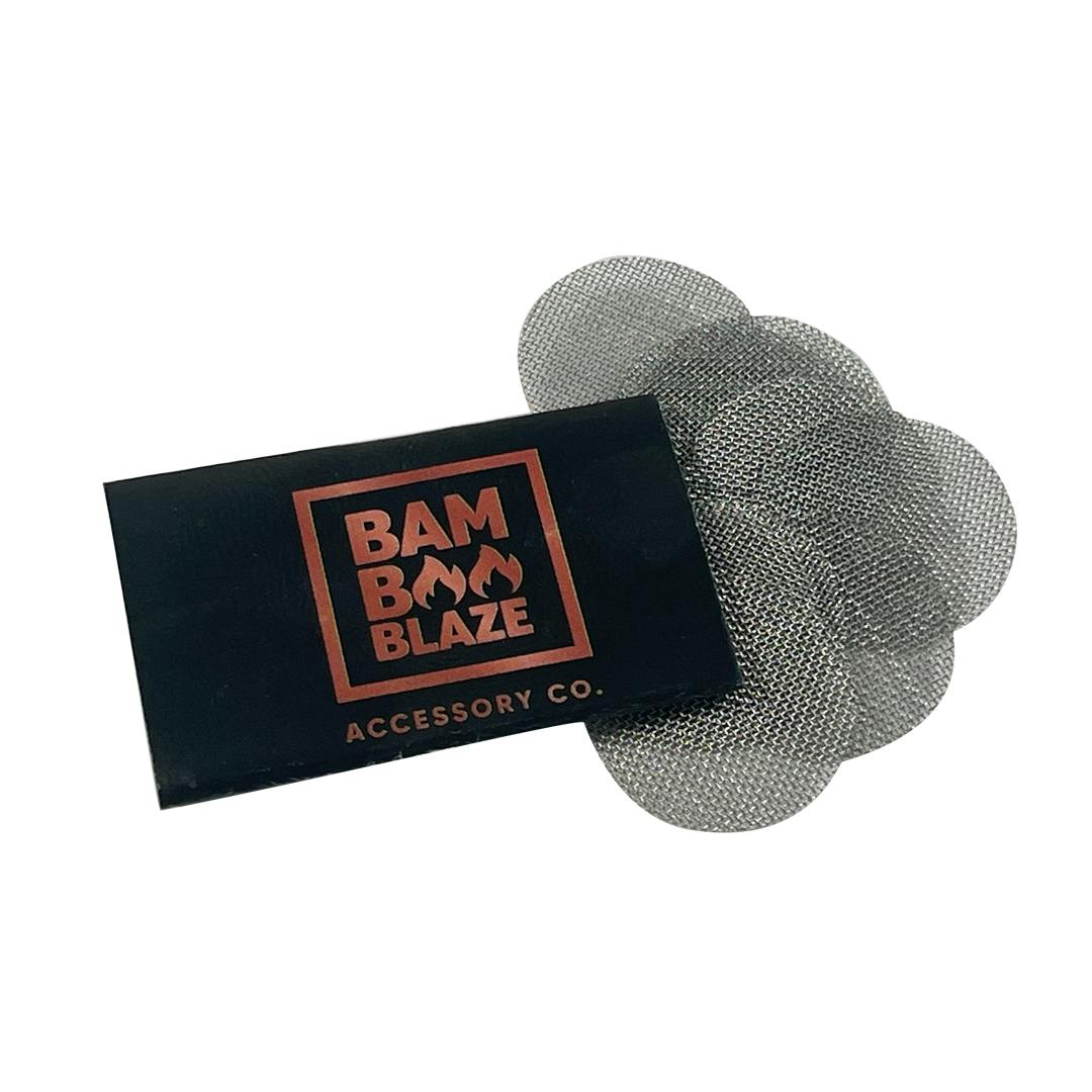 Bamboo Blaze Pipe Screens 10 Pack