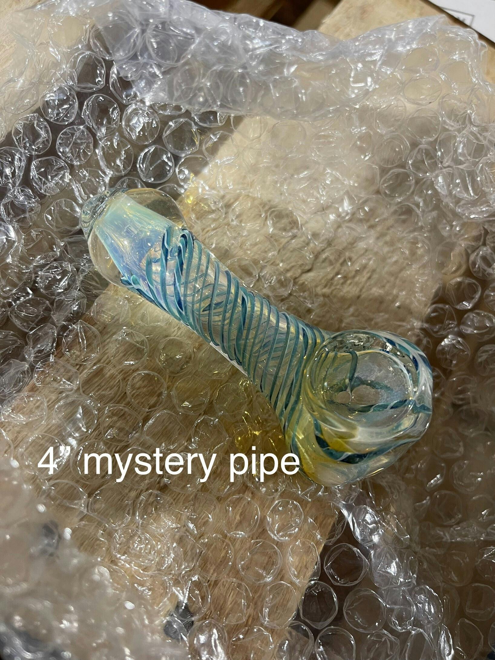Bamboo Blaze - Glass 4 Inch Mystery Pipe