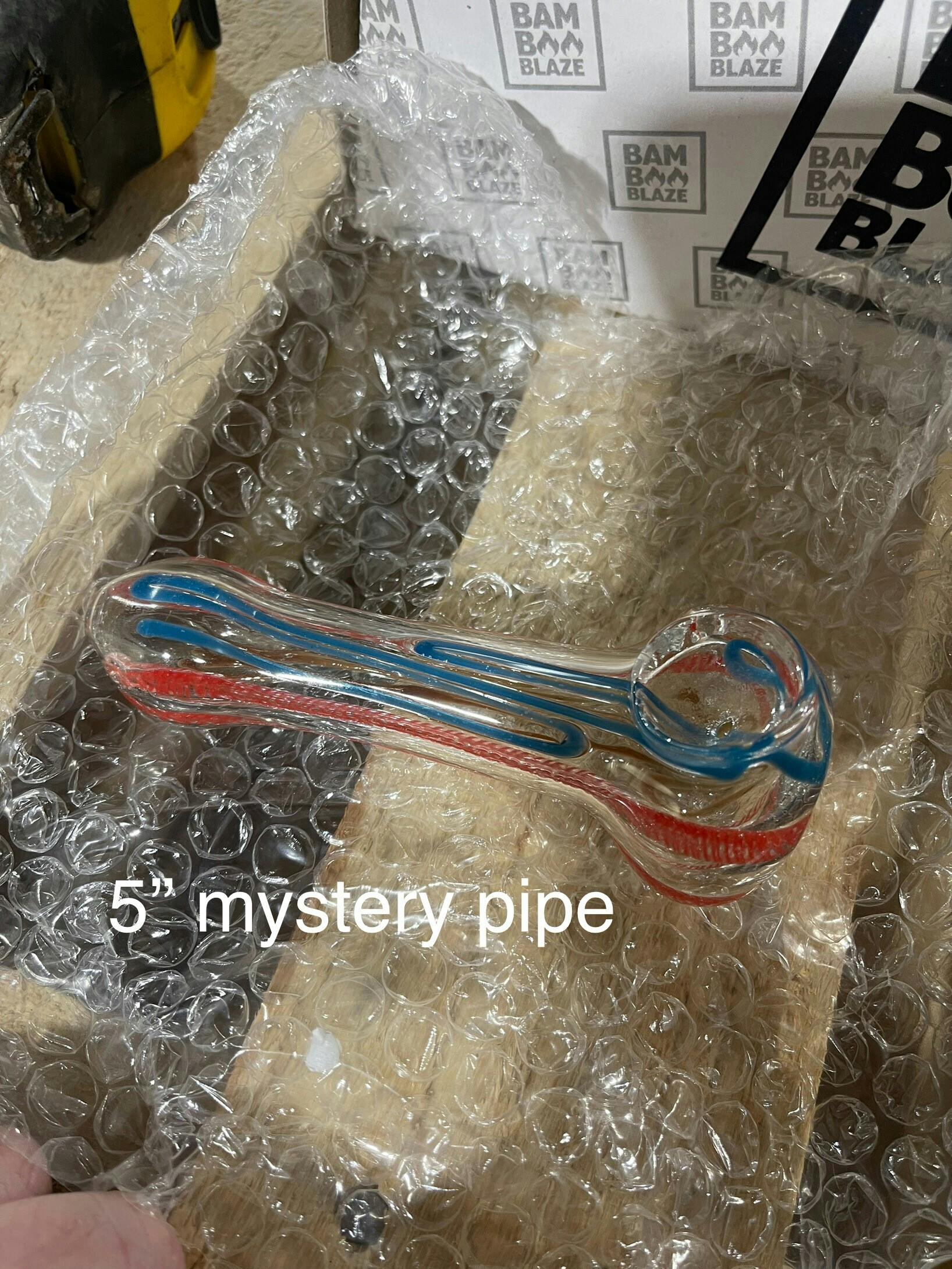 Bamboo Blaze - Glass 5 Inch Mystery Pipe
