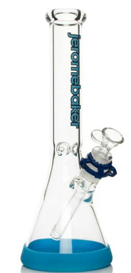Jerome Baker 12" Beaker Base Bong Silicone Base and Clip