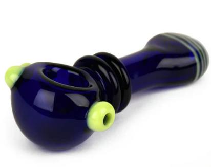 Red Eye Glass 4" Flatty Wrap Hand Pipes