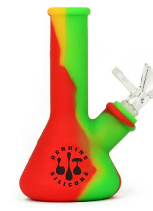 Lit Silicone 5" Beaker Bong Assorted Colours
