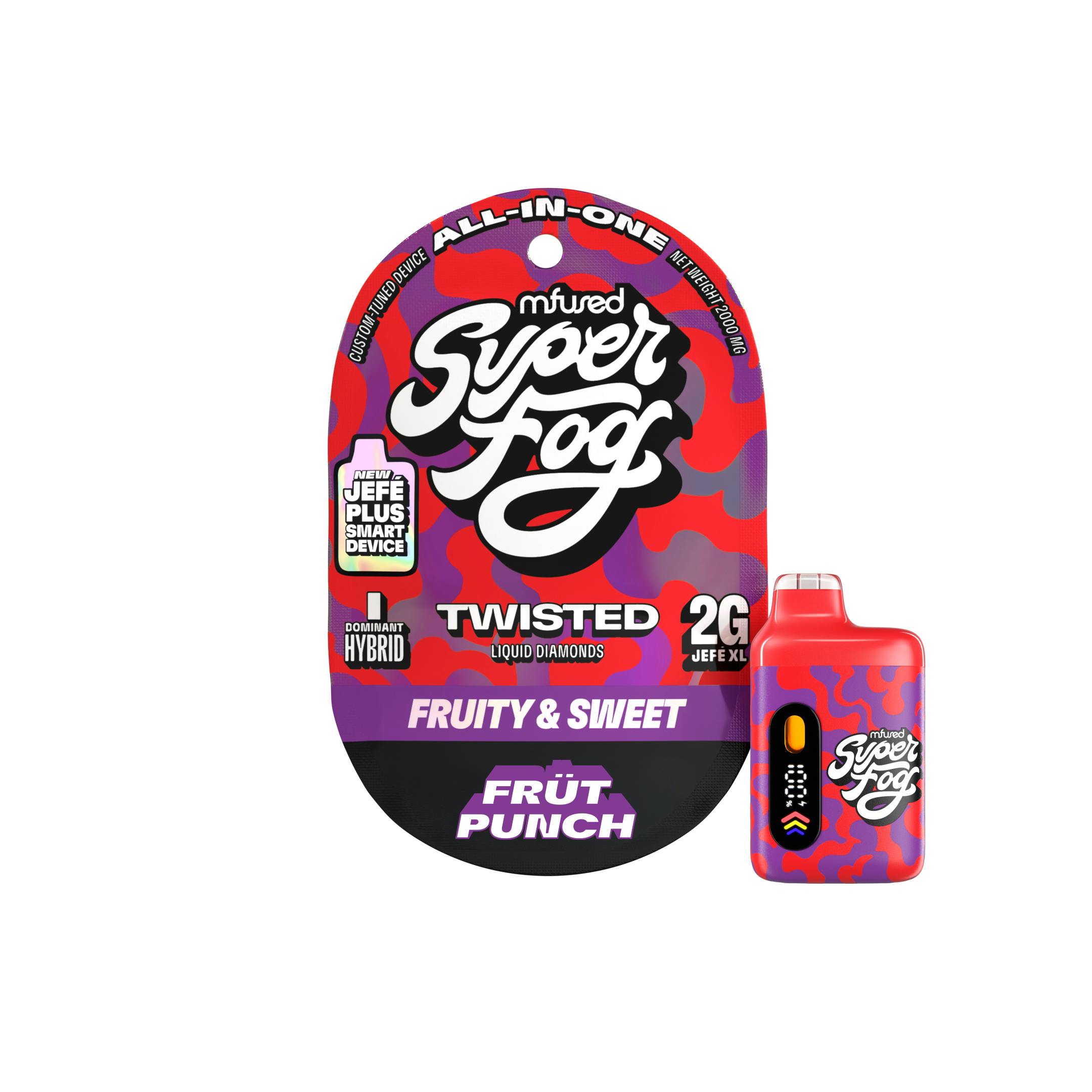 Super Fog Twisted Früt Punch All-In-One