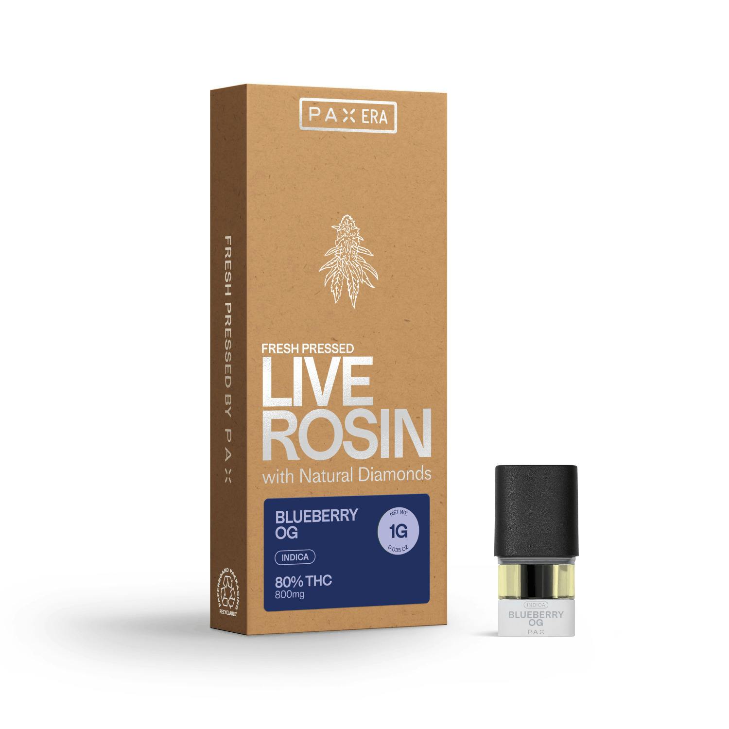 PAX Live Rosin Pod 1g - Blueberry OG