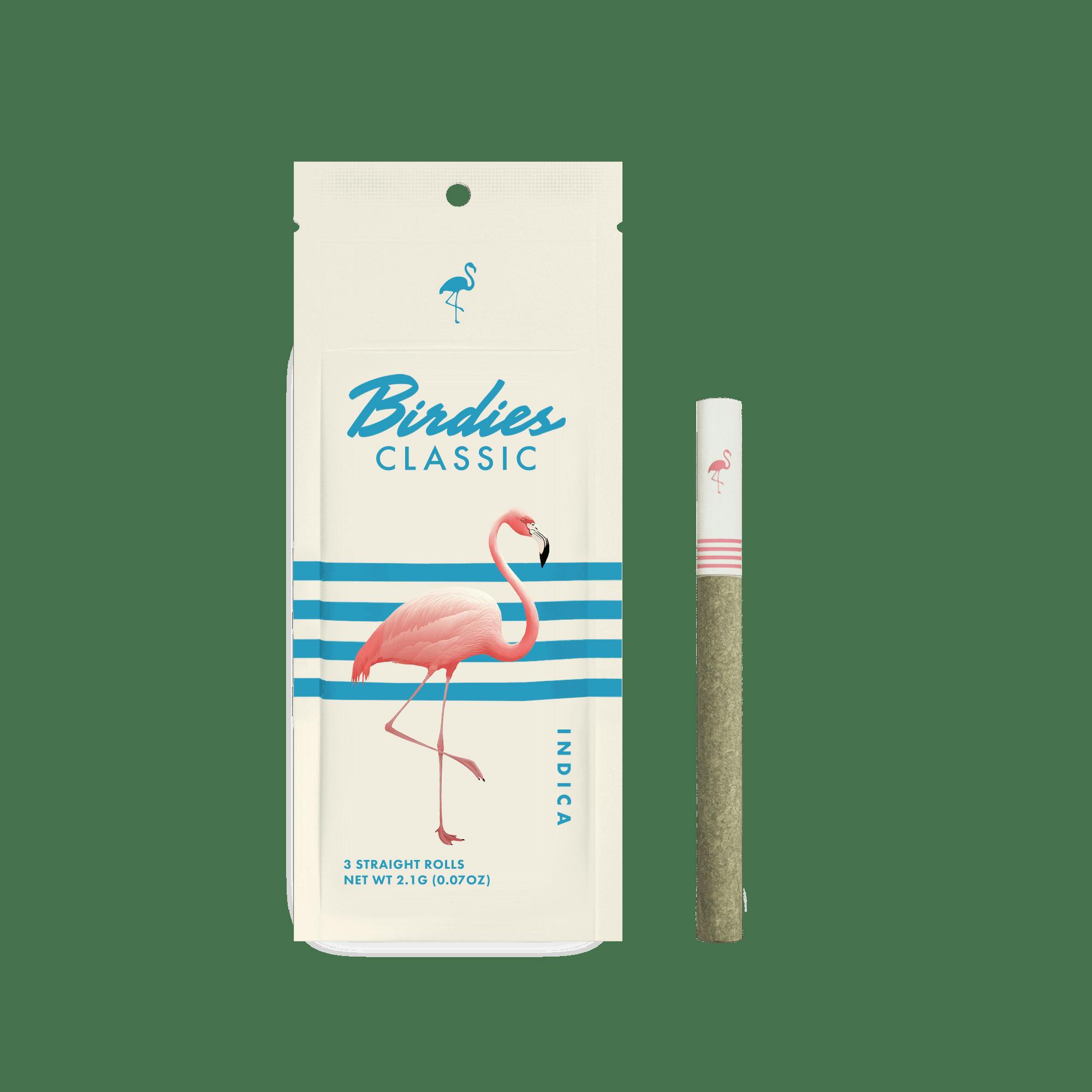 Birdies Classic Preroll 3pk - Indica