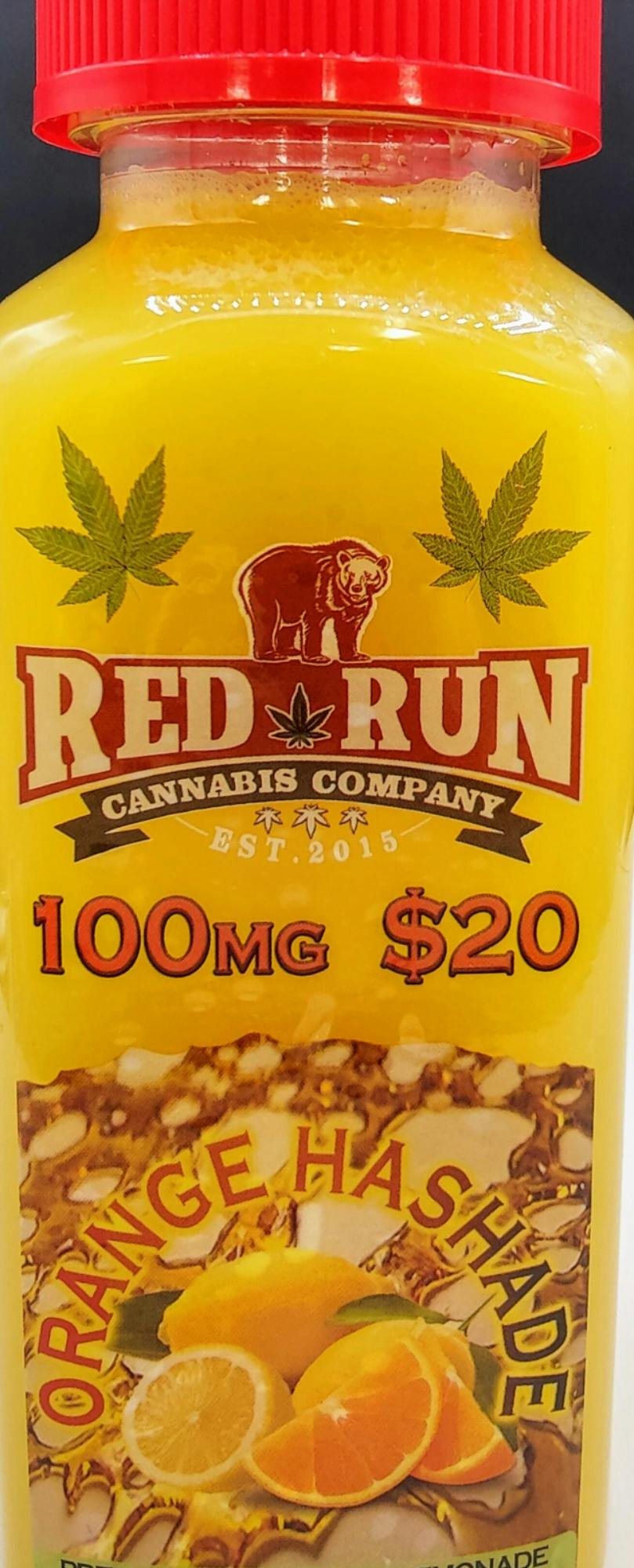 100mg | Orange | Hashade | Red Run Cannabis Company