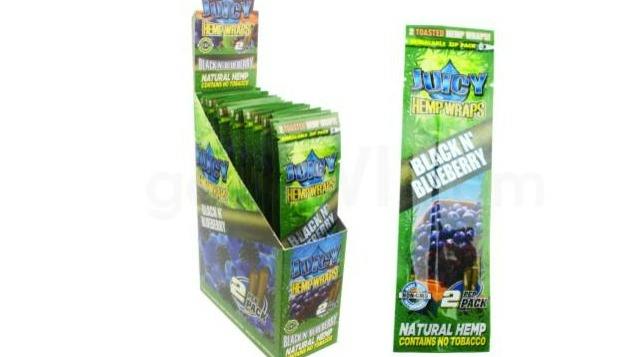 *2pk | Black n' Blueberry | Wraps | Juicy Hemp Wraps | 907 Distributors