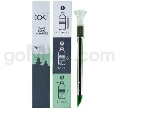 * 5" Toki | Metal Downstem w/ 14mm' Glass Bowl | 907 Distributors