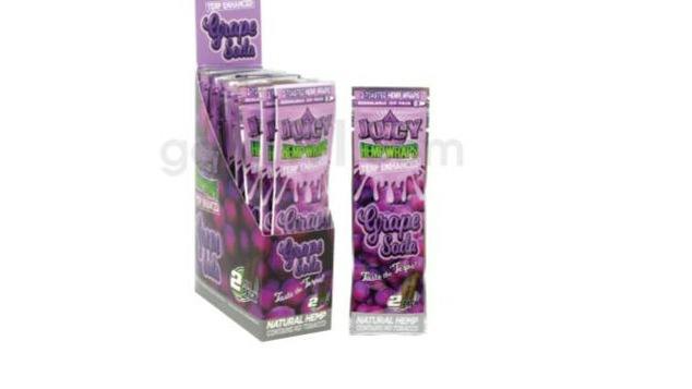 *2pk | Grape Soda | Wraps | Juicy Hemp Wraps | 907 Distributors