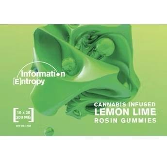 Info-entro Lemon Lime Rosin Gummies
