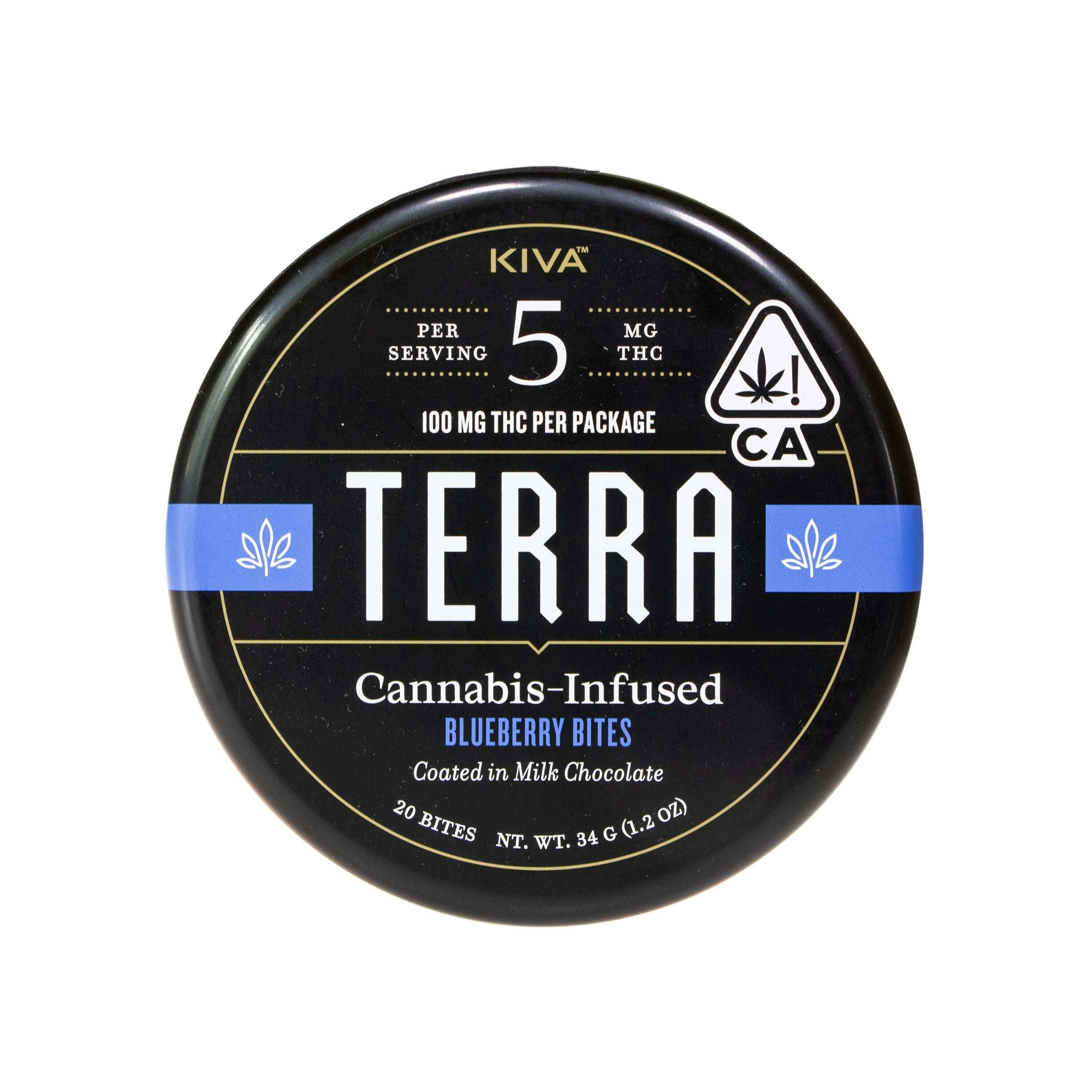 Kiva Terra — Bites Milk Blueberries