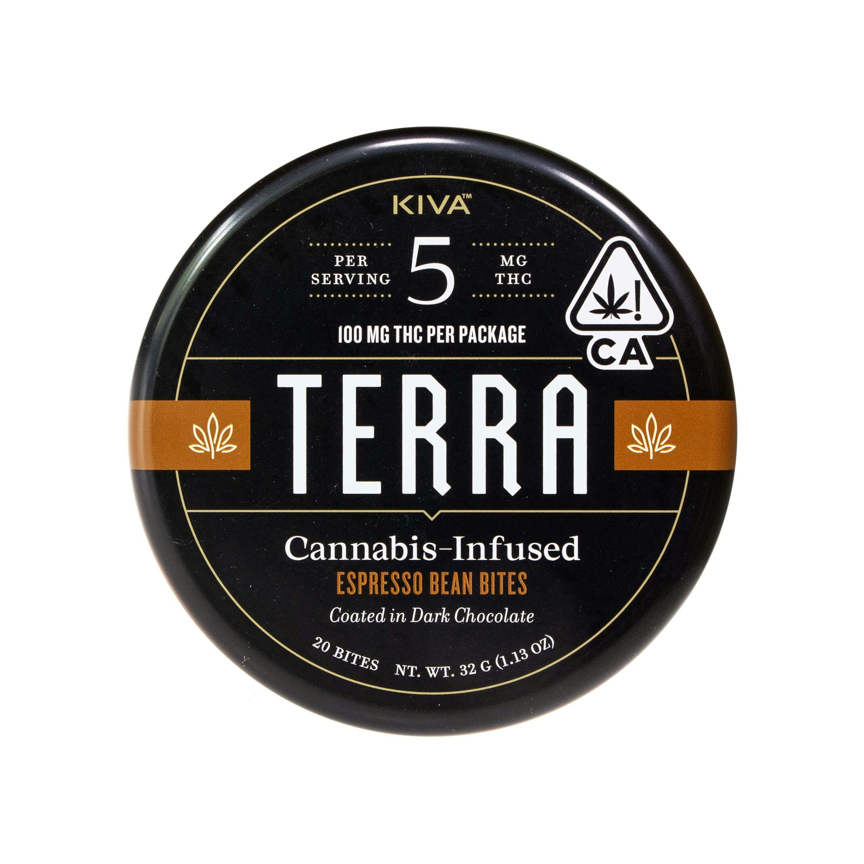 Kiva Terra — Bites Dark Espresso Bean