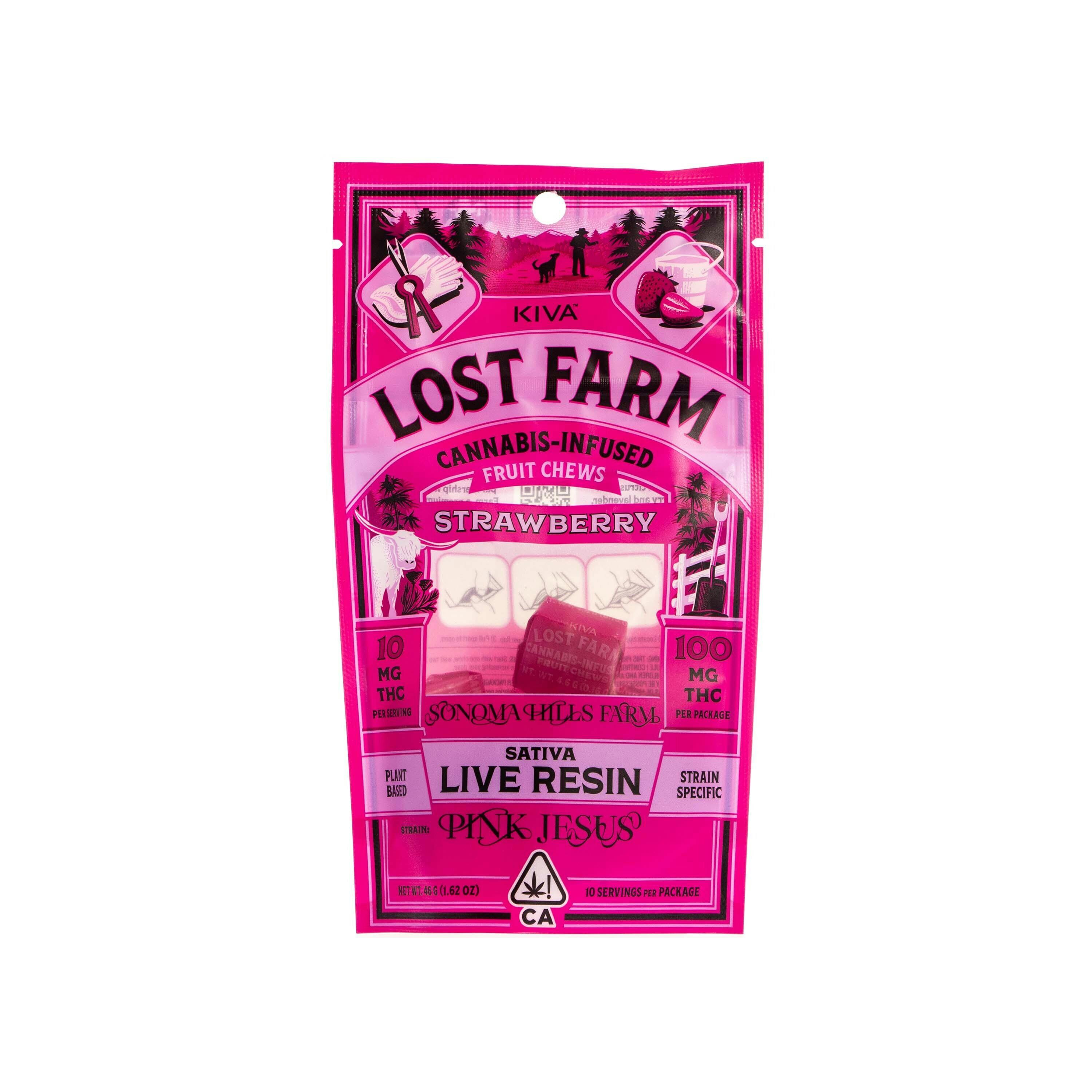 Lost Farm — Strawberry X Pink Jesus Fruit Chews
