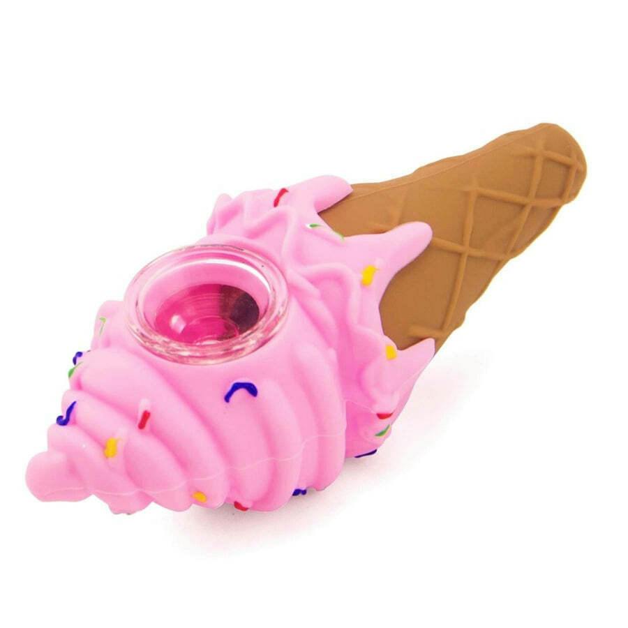 Ice Cream Cone Silicone Pipe at MedCan of Mississippi