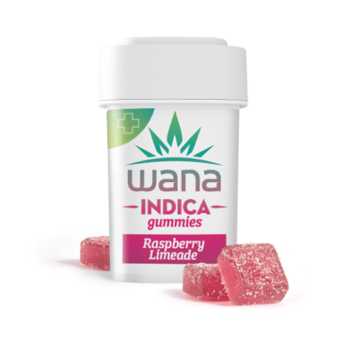 Wana High Dose Raspberry Limeade Sativa 1000mg 10 Pack