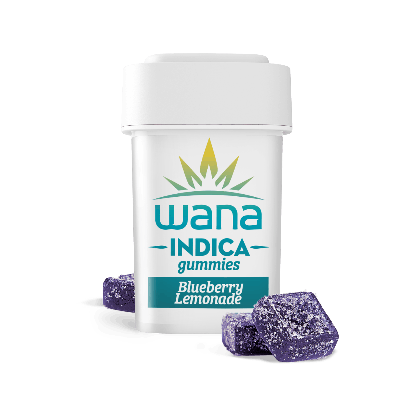 Wana High Dose Blueberry Lemonade Indica 1000mg 10 Pack