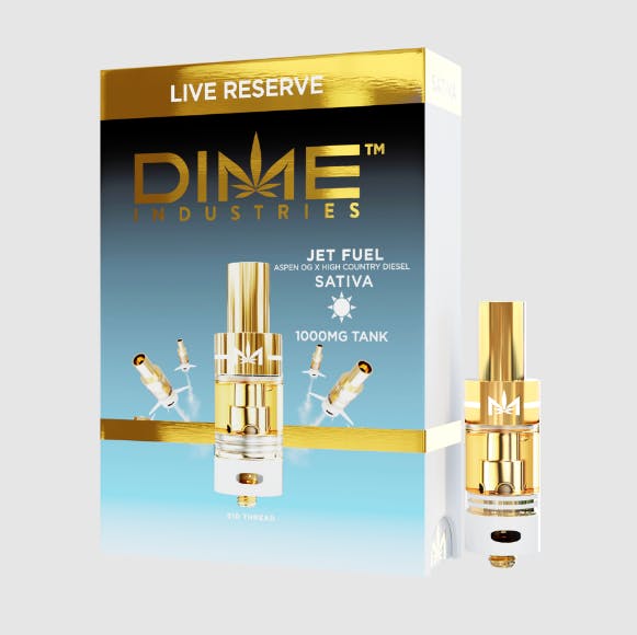 Dime Industries - Jet Fuel 1000MG Live Reserve Tank - 1 g