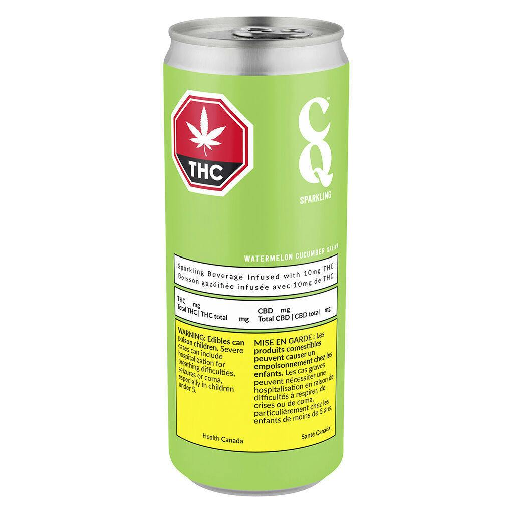 CQ Drinks - Watermelon Cucumber Spritzer Sativa - 355ml