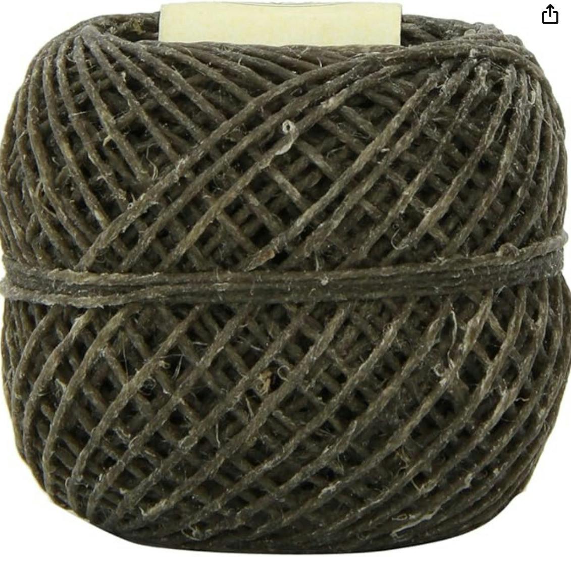 Bee Line - Thick Organic Hemp Wick - 200ft