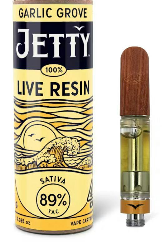Jetty Extracts - Live Resin - Strawnana Mac - Vape Cart - 1G