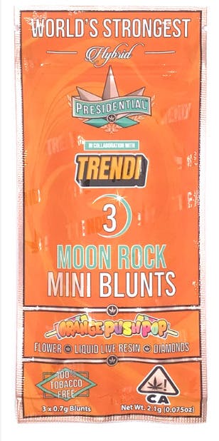 PRESIDENTIAL -: Mini Blunts - Orange Pushpop - Blunt - 3pck